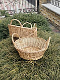 Корзина "Господарська" плетена з лози. Арт: Н030, фото 5
