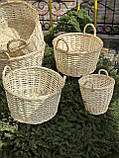 Корзини білі для флористики, фото 7