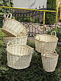 Корзини білі для флористики, фото 8