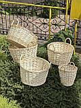 Корзини білі для флористики, фото 6