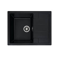 Гранітна мийка для кухні VALESO INTENSO 6550 матова Чорна