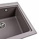Гранітна мийка для кухні VALESO VESTA 5852 матова Дюна, фото 2