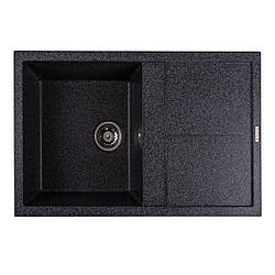 Гранітна мийка для кухні VALESO SELENA 7950 матова Графіт