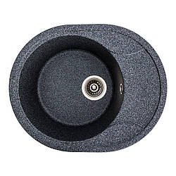 Гранітна мийка для кухні VALESO ONYX 5847 матова Графіт