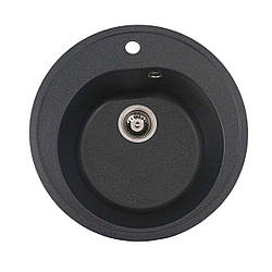 Гранітна мийка для кухні VALESO LUNA 510 матова Антрацит