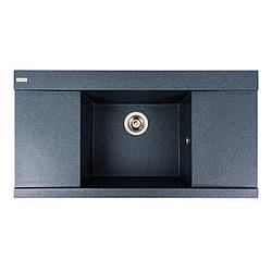 Гранітна мийка для кухні VALESO ATLAS 9651 матова Антрацит