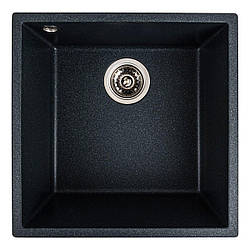 Гранітна мийка для кухні VALESO RUBA 4040 матова Антрацит