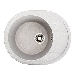 Гранітна мийка для кухні VALESO ONYX 5847 матова Топаз