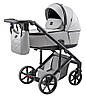 Коляска 2 в 1 Adamex Dolce Eco SA-3 світло-сірий, фото 2