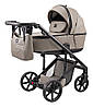 Коляска 2 в 1 Adamex Dolce Eco SA-9 темний капучино, фото 2
