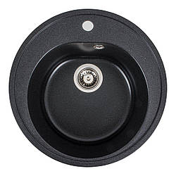 Гранітна мийка для кухні VALESO LUNA 510 матова Карбон