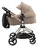 Коляска 2 в 1 Bair Moon Gold Edition MG-03 капучіно, фото 2