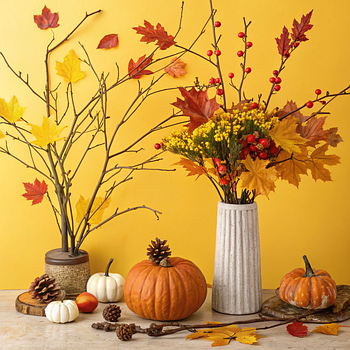 Осінні гілки та композиції