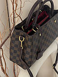 Сумка Louis Vuitton Montaigne Handbag in Monogram коричневий шаховий крос боді Луї Віттон, фото 5