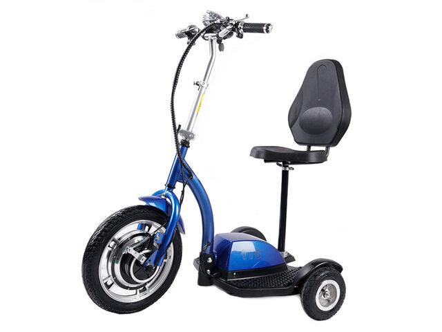 Електросамокат із сидінням (сидіння — спинка) TTG SM T06-1 36V350W 12AH синій, фото 1