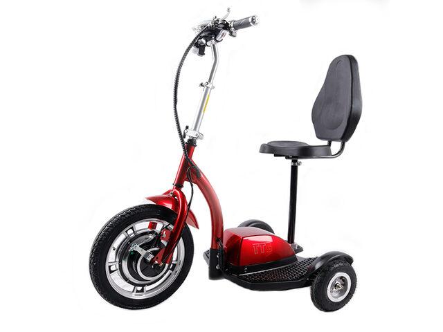 Електросамокат із сидінням (сидіння — спинка) TTG SM T06-1 36V350W 12AH червоний, фото 1