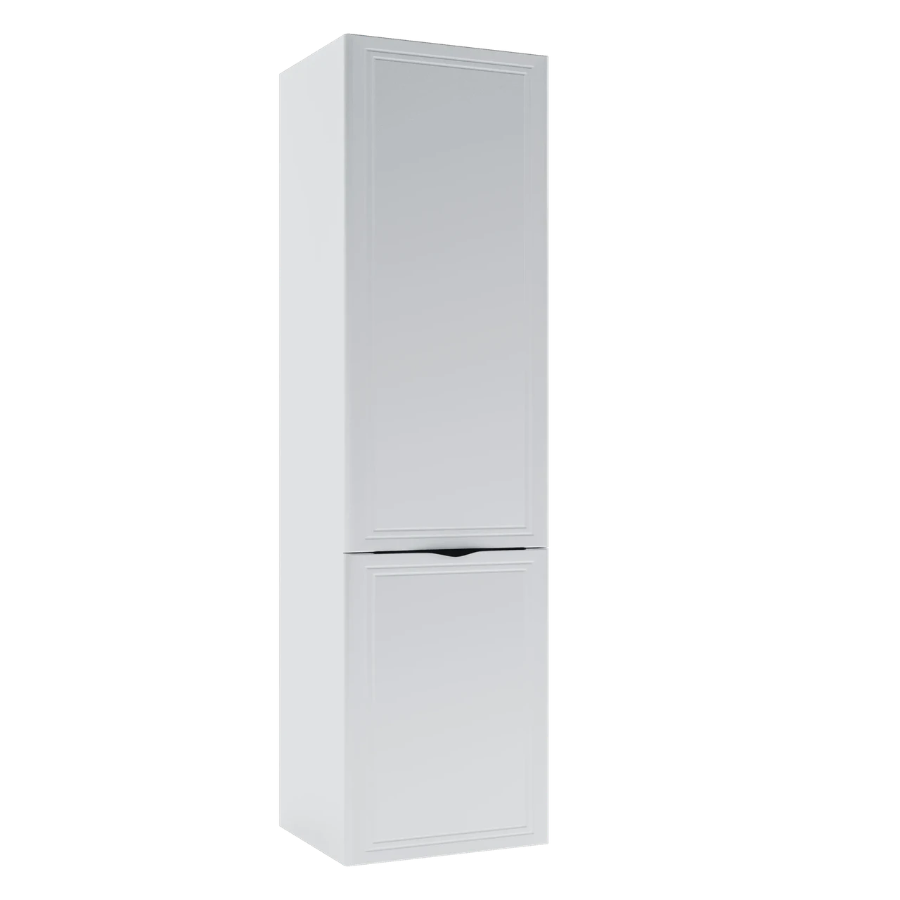 Пенал "Естель" підвісний 40х35, з корзиною білий Л., фото 1