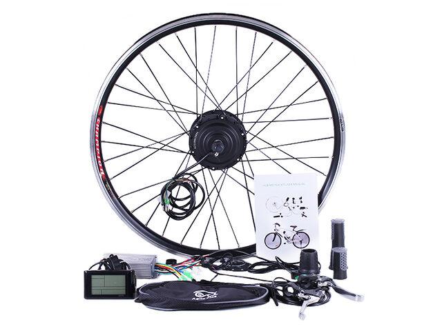 Велонабір колесо переднє 26 ТАТА з дисплеєм 350W, фото 1