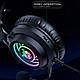 Навушники ONIKUMA X80 з RGB-підсвічуванням і мікрофоном дротові геймерські Чорний, фото 3