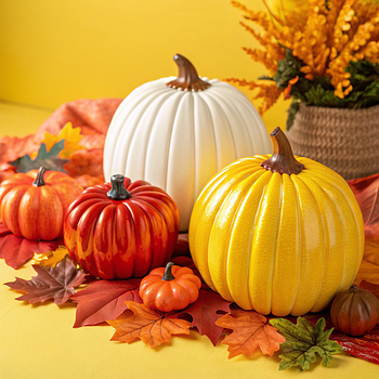 Декоративні гарбузики на Осінню тематику