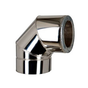 Коліно 90° Termo неірж/неірж 120/220 мм