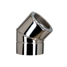 Коліно 45° Termo неірж/неірж 130/230 мм