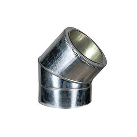 Коліно 45° Termo неірж/оцинк 130/230 мм