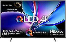 Телевізор 55 дюймів Hisense 55E7Q PRO (4K QLED Smart TV 144Hz WI-FI)