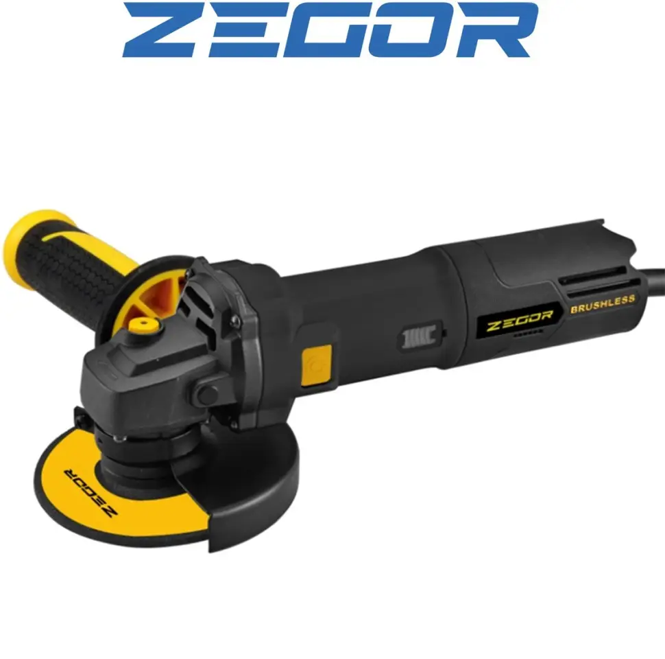 Потужна кутова шліфувальна машина Zegor GCS125-1500SE-BL  : диск 125мм (GCS125-1500SE-BL)