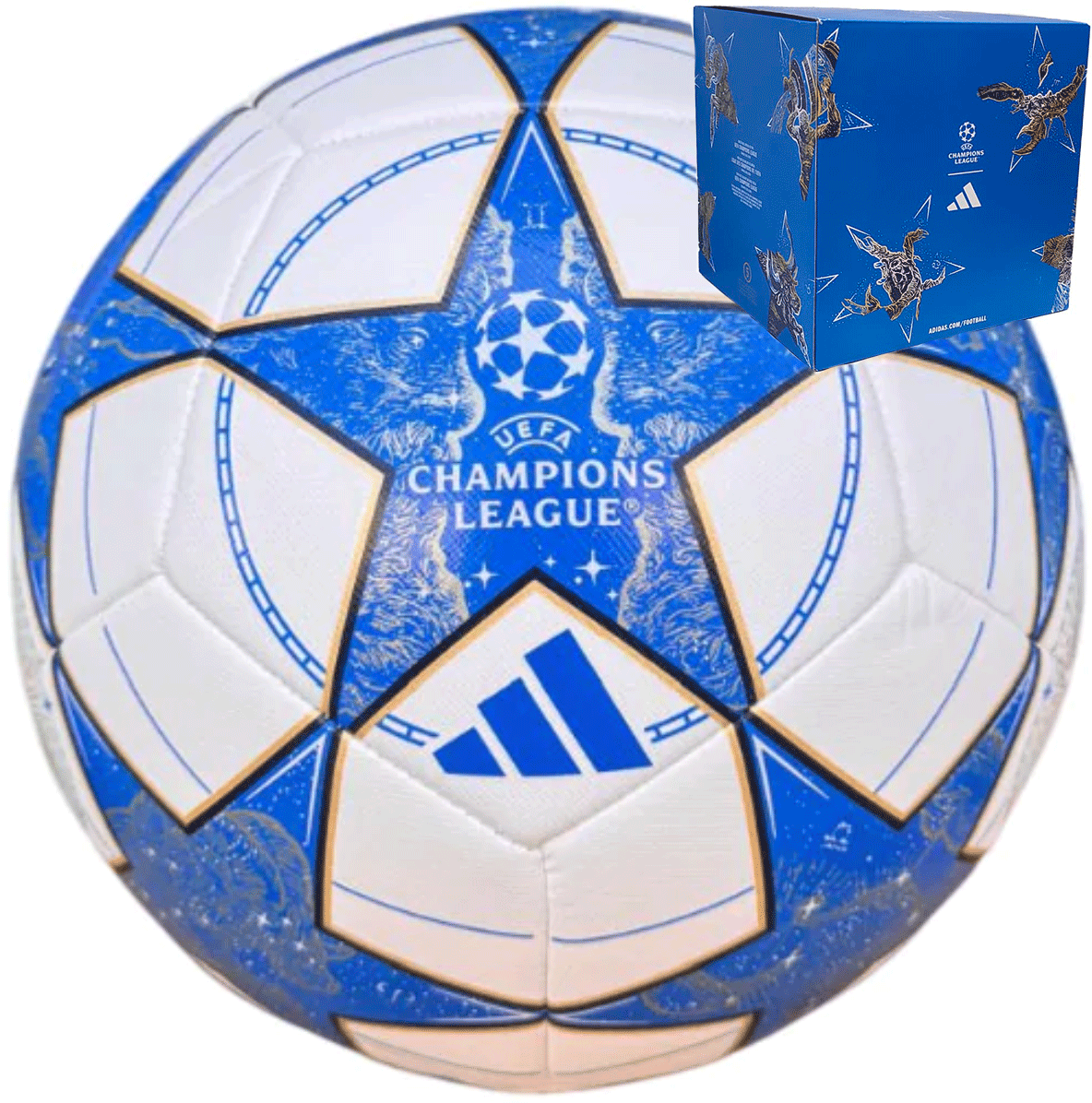 М'яч для футболу Adidas Finale 2026 Training BOX JP1534 (розмір 5) + подарункова коробка, фото 1