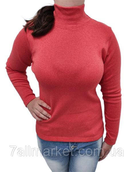 Гольф жіночий під горло 3118 coral р.S-3XL "Алія" недорого гуртом від прямого постачальника