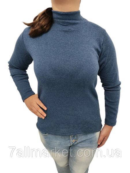 Гольф жіночий під горло 3121 d.blue р.S-3XL "Алія" недорого гуртом від прямого постачальника