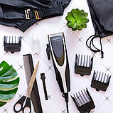 Електрична машинка з насадкою для бороди MAGIO MG-184, Підстригальна машинка Бритва тример YZ-75, фото 4