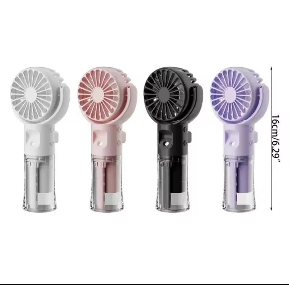Ручний акумуляторний портативний міні вентилятор із зволожувачем розпилювачем води AND LY-877 EHF-13