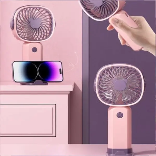 Вентилятор настільний міні ручний акумуляторний з USB Handheld fan AND LY-838 KLW-F8