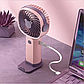 Вентилятор настільний міні ручний акумуляторний з USB Handheld fan AND LY-838 KLW-F8, фото 3
