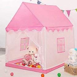 Дитячий ігровий намет Рожевий Замок, 130х120х105 см
