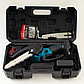 Акумуляторна ланцюгова мініелектропила 6" Chain Saw BLUE, фото 3