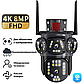 Камера відеоспостереження з WiFi та 4G на 2 об'єктиви 4+4Мп  3L-V30-4G XYS-A48-LD Чорна, фото 3