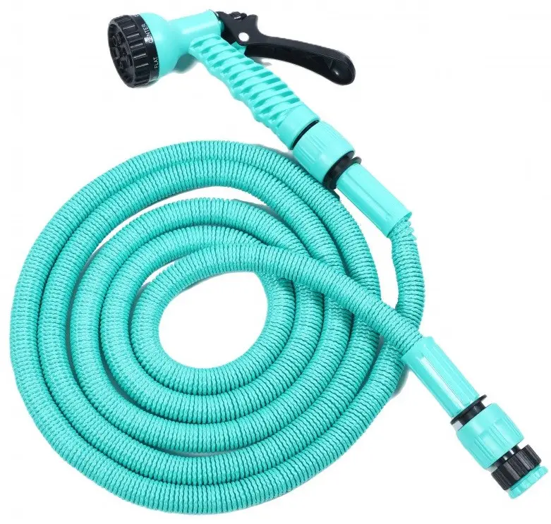 Поливний шланг, що розтягується, 22.5 м з розпилювачем на 7 режимом поливу EXPANDABLE GARDEN HOSE