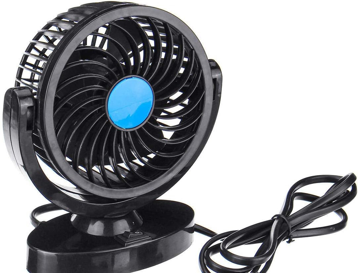 Автомобільний міні вентилятор працює від USB CZ-01