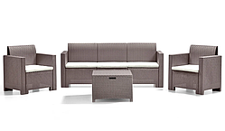 Набір садових меблів BICA Nebraska 3, бежево-сірий