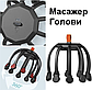 Масажер для голови K108, Чорний/Електричний ручний масажер для голови у формі восьминога, фото 2