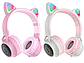 Наушники Bluetooth Hoco W27 Cat Ear Wireless Headphones Pink, фото 2