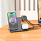 Бездротова зарядка Hoco CQ1 Geek folding 3-in-1, фото 7