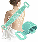 Силіконова мочалка очищуюча щітка для душу Silicone bath towel, фото 4