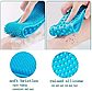 Силіконова мочалка очищуюча щітка для душу Silicone bath towel, фото 6