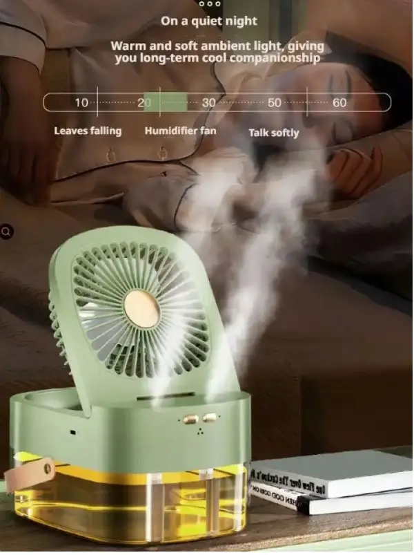 Вентилятор Маленький настільний Usb-зволожувач з дистанційним керування Small fan