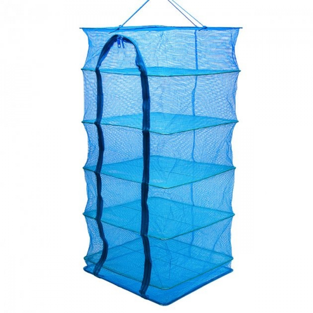 Підвісна складана сітка 50×50×100 см для сушіння риби, грибів, овочів та фруктів