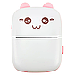 Портативний міні принтер термопринтер Mini printer Pink, фото 3